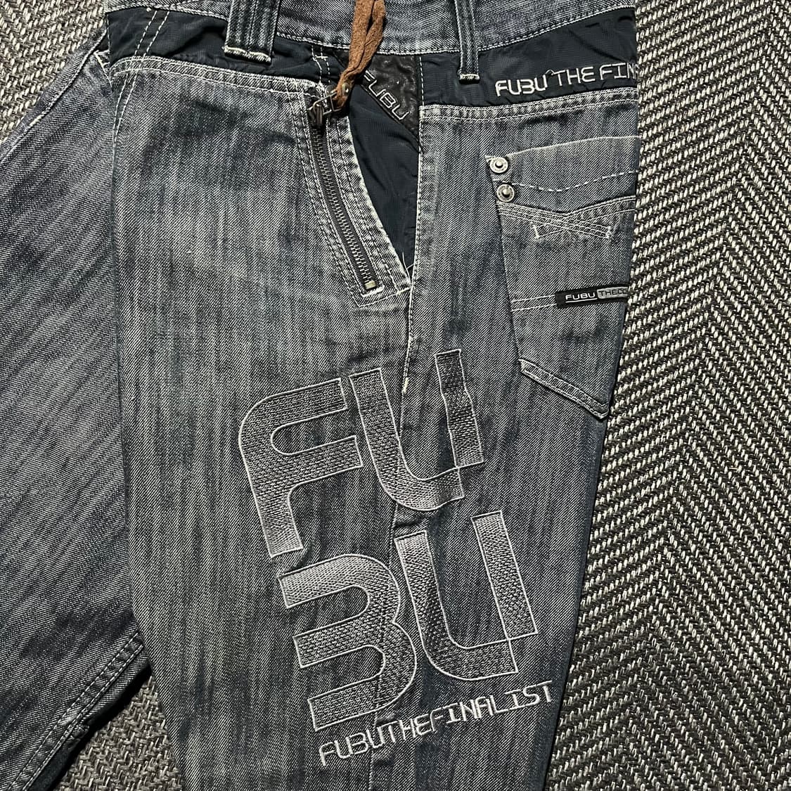 FUBU 후부 빈티지 데님 팬츠 상품이미지4