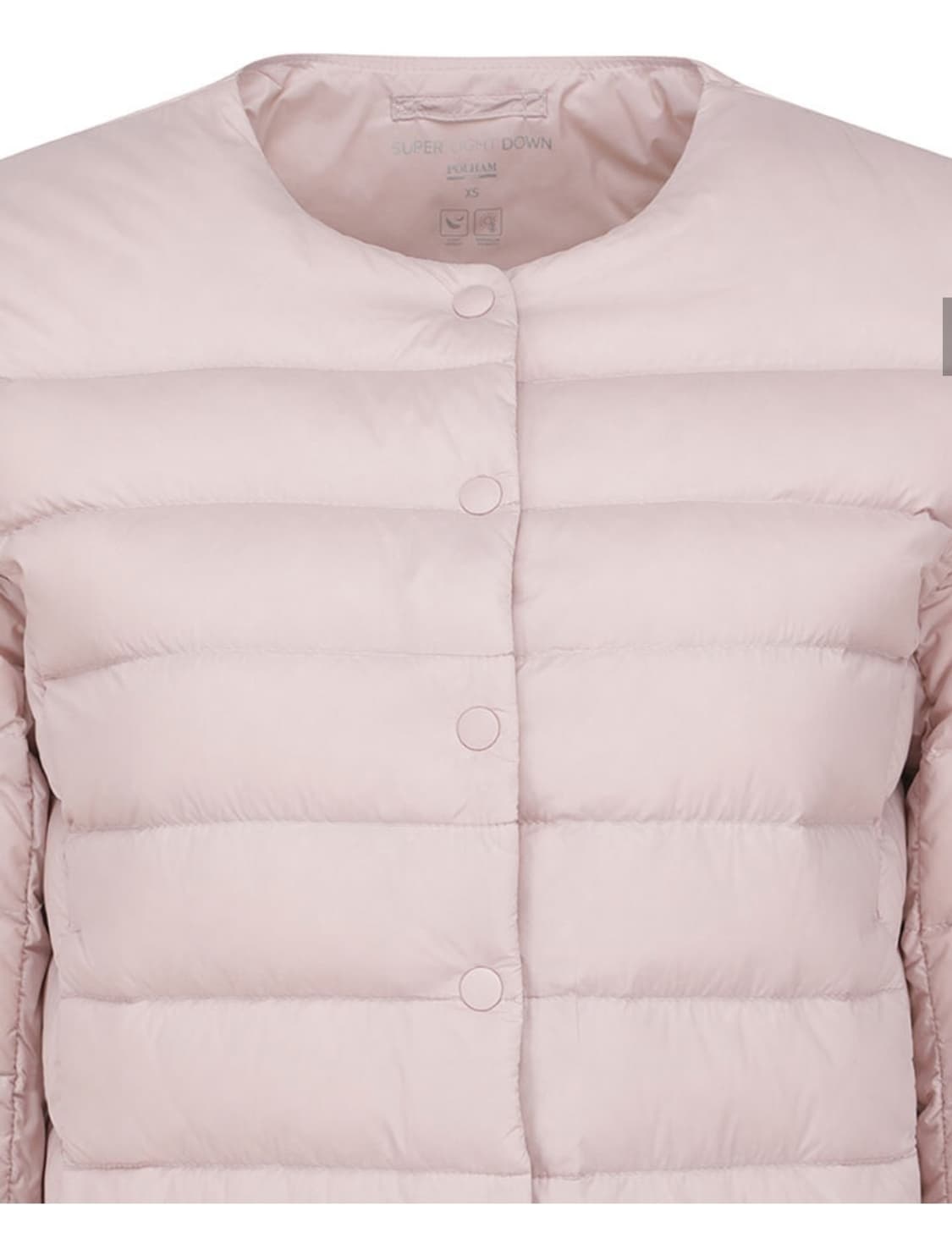 폴햄 오리털 경량패딩 95사이즈 (택있는 새옷) 상품이미지6