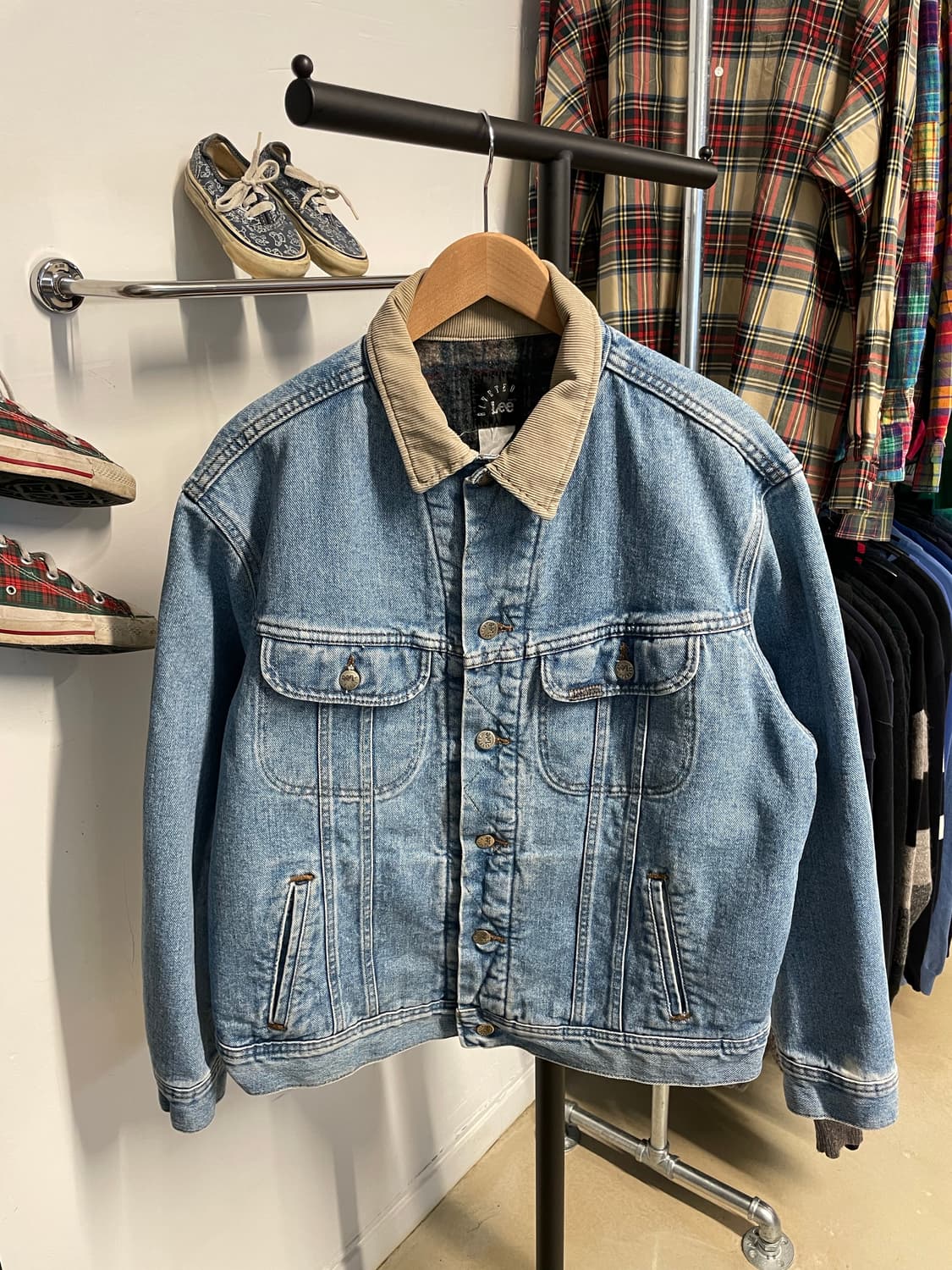 XL)90's Lee Riveted 리 데님 자켓 상품이미지1