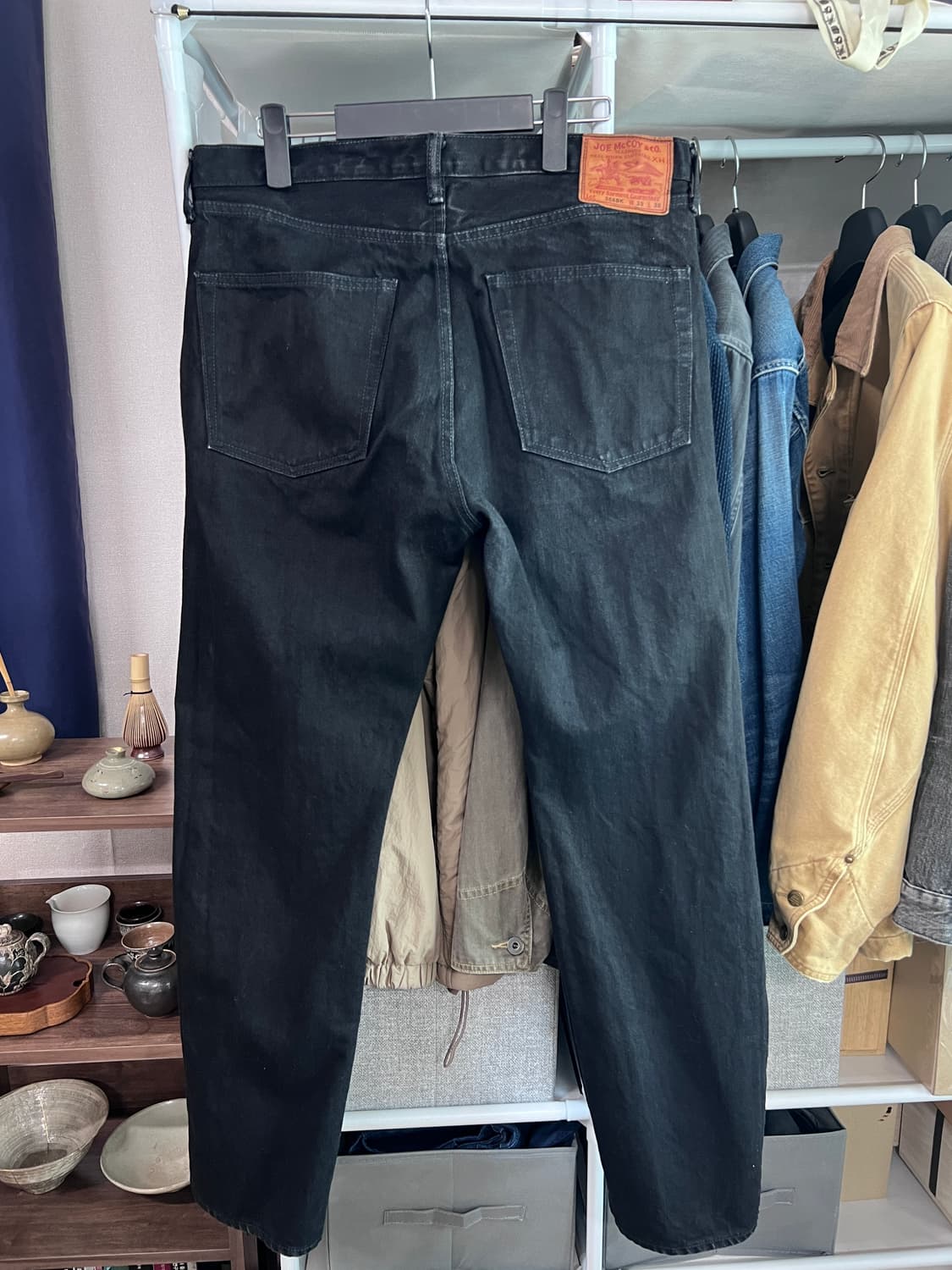 조맥코이 블랙 데님 33(31-32) / 리얼맥코이 996bk 상품이미지2