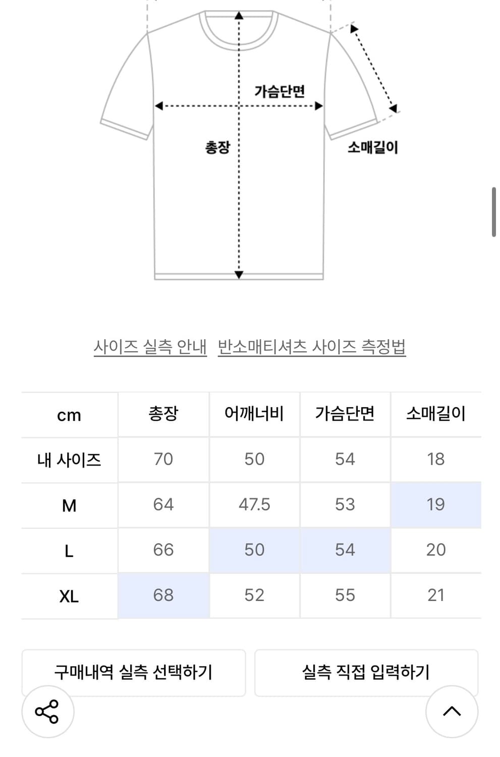 프리미엄 코튼 머슬핏 반팔티 M 상품이미지3