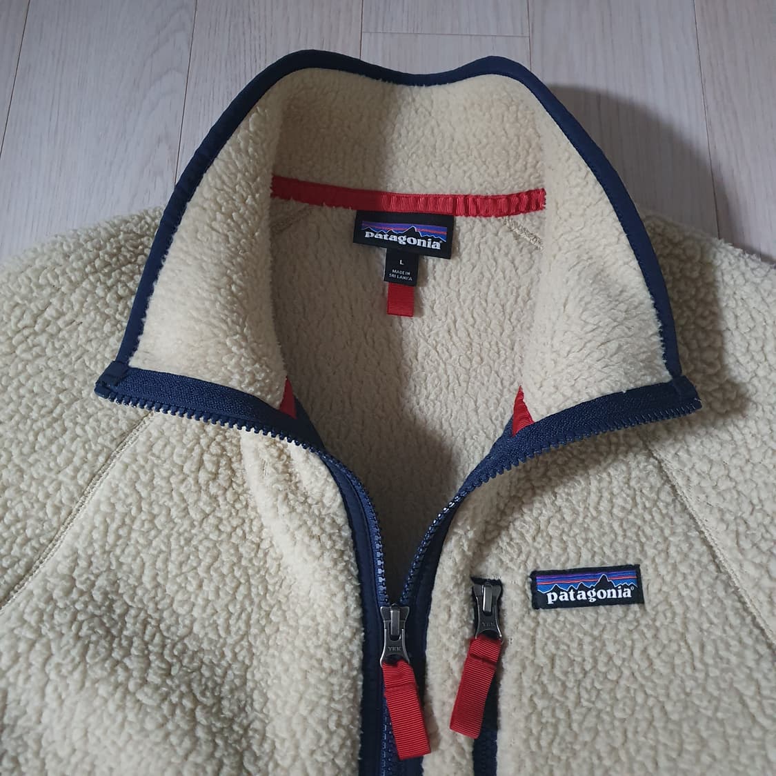 맨즈L) 파타고니아 레트로 파일 플리스 후리스 집업 자켓 내츄럴 베이지 상품이미지2