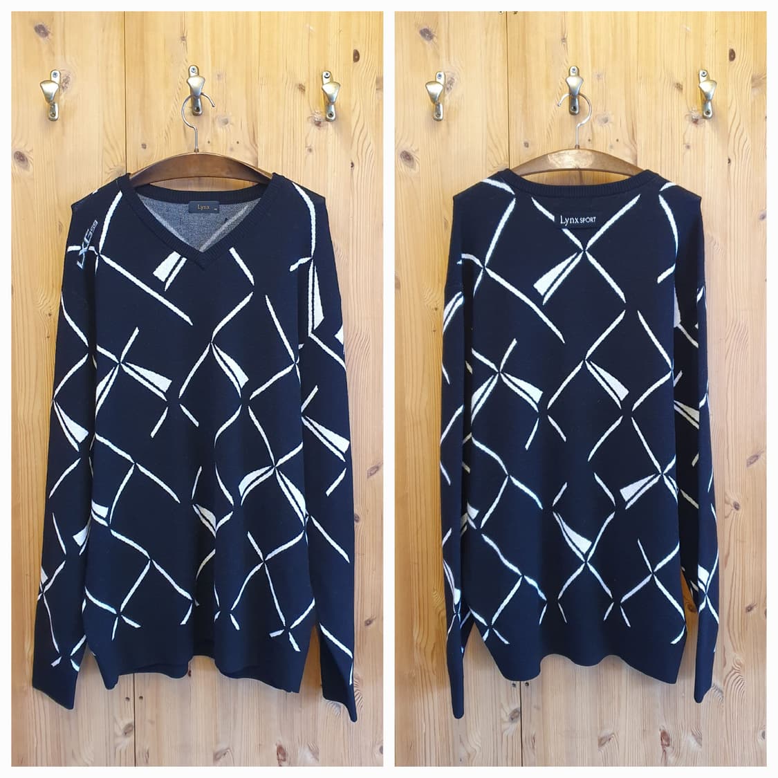 110.Lynx 브이넥 스판니트  상품이미지1