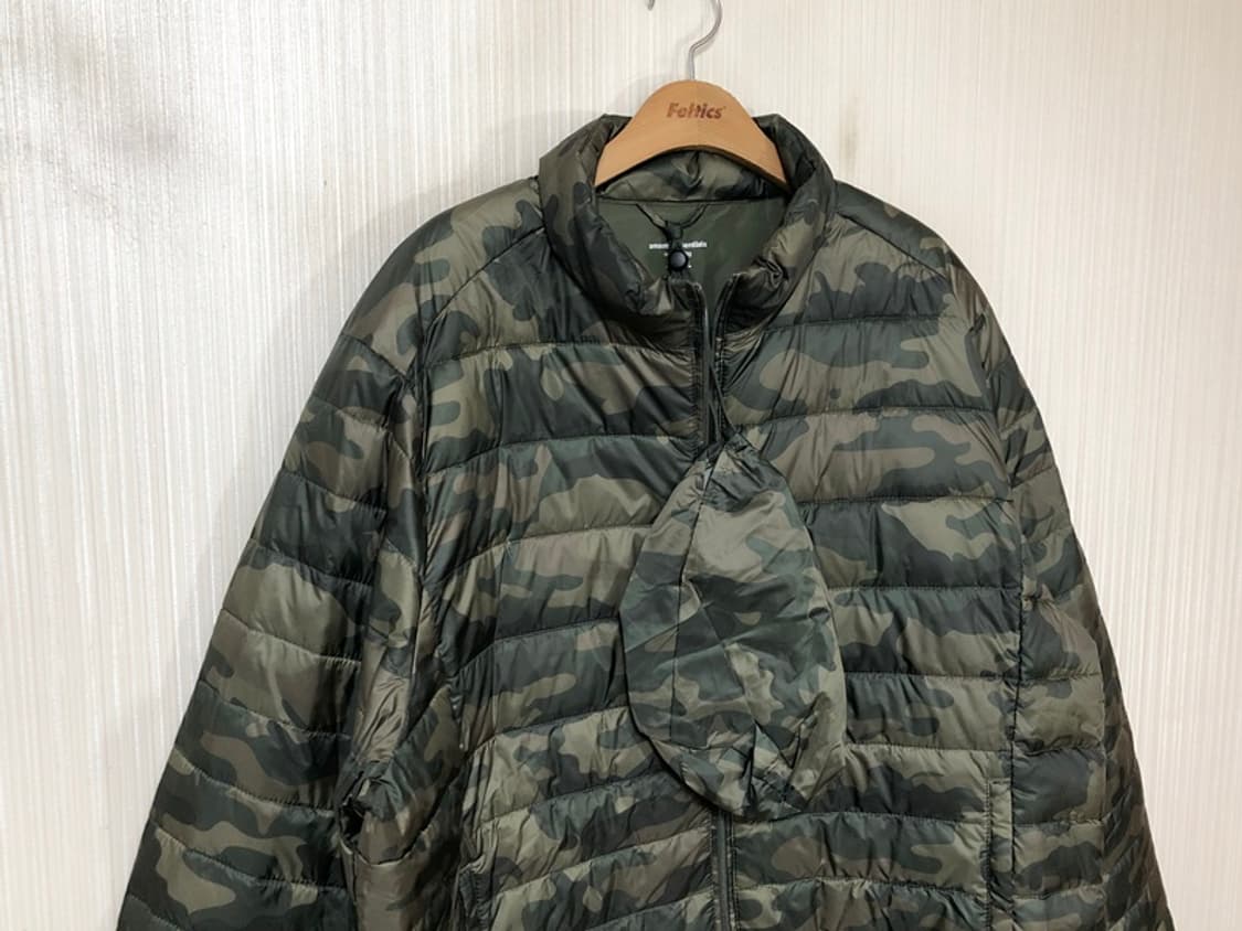 아마존에센셜 빅사이즈 카모플라쥬 라이트패딩자켓 XXL 상품이미지5