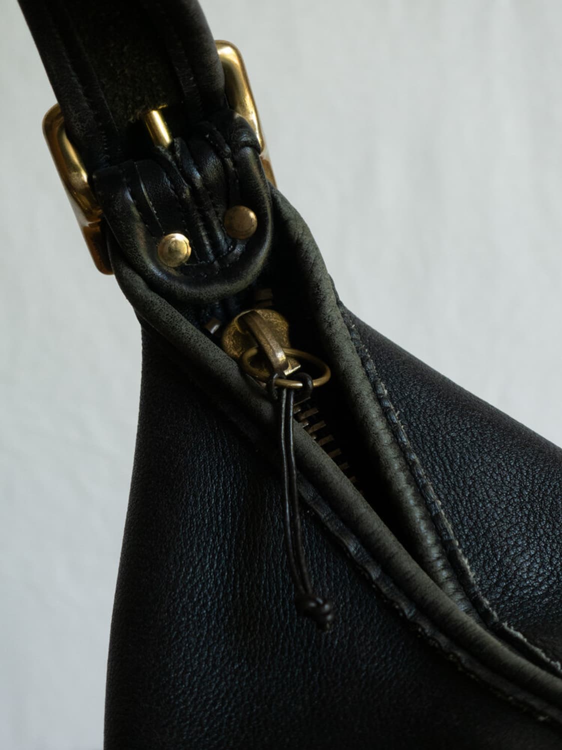 Old coach Leather duffle bag L 상품이미지2