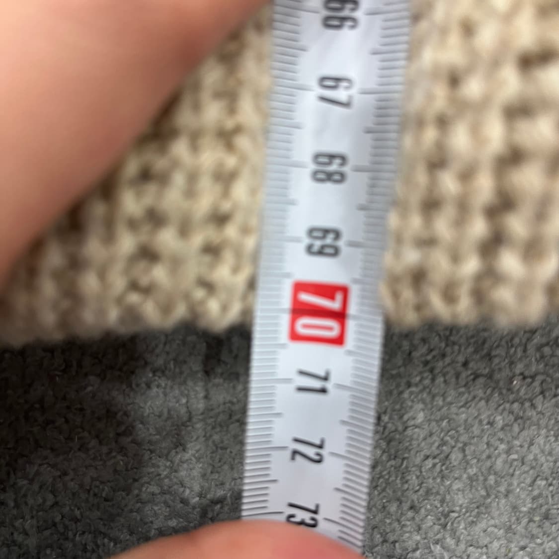 95 장미쉘바스키아 구스다운 울 니트 패딩자켓 상품이미지8