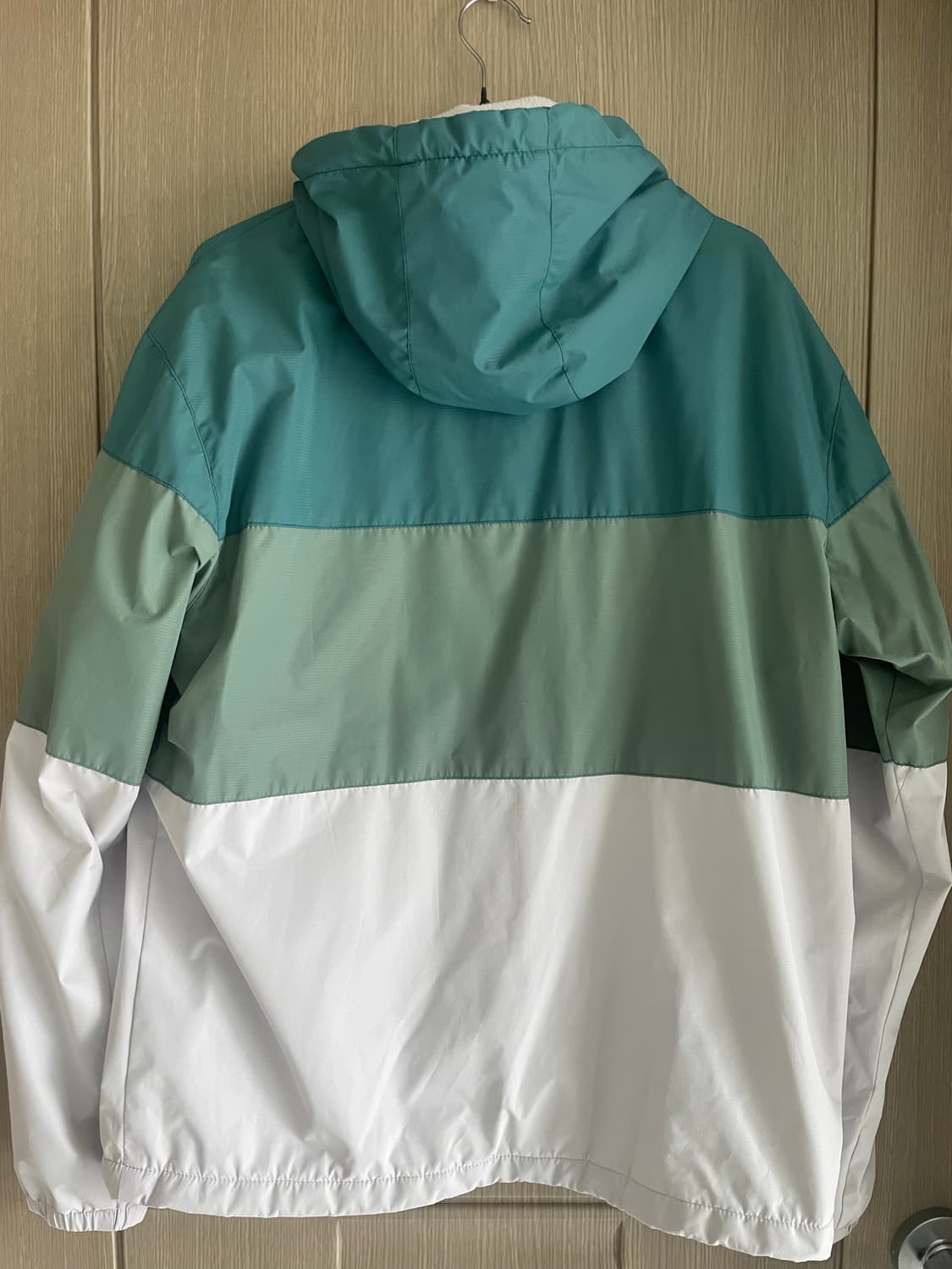 뉴발란스 모리걸 하구미 청록 후디 윈드브레이커 상품이미지7
