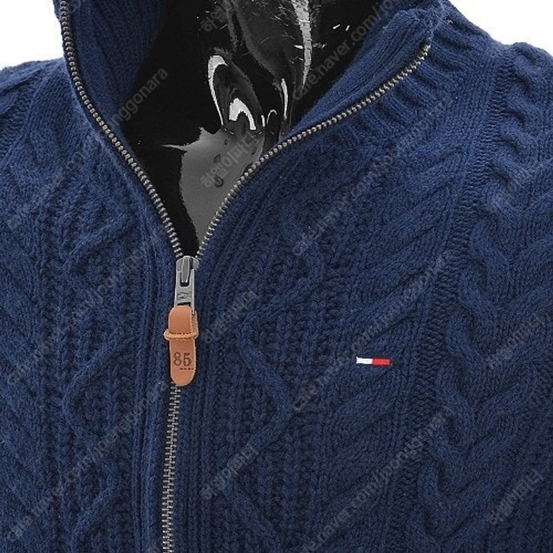 타미힐피거 하이넥 케이블 집업 가디건(100) 새상품 상품이미지4