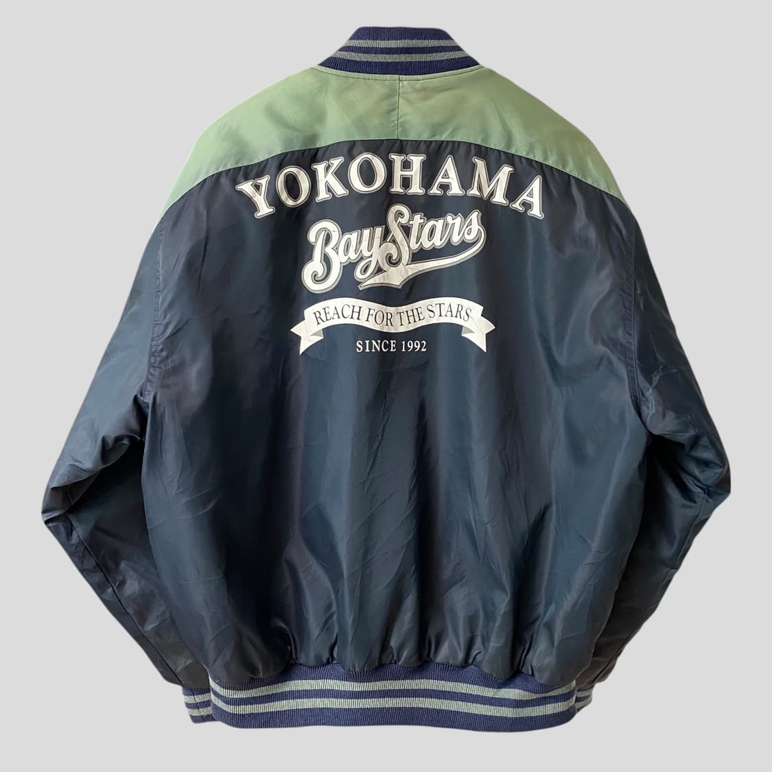 (L-XL)요코하마 BayStars 야구팀 봄버 재킷 상품이미지7