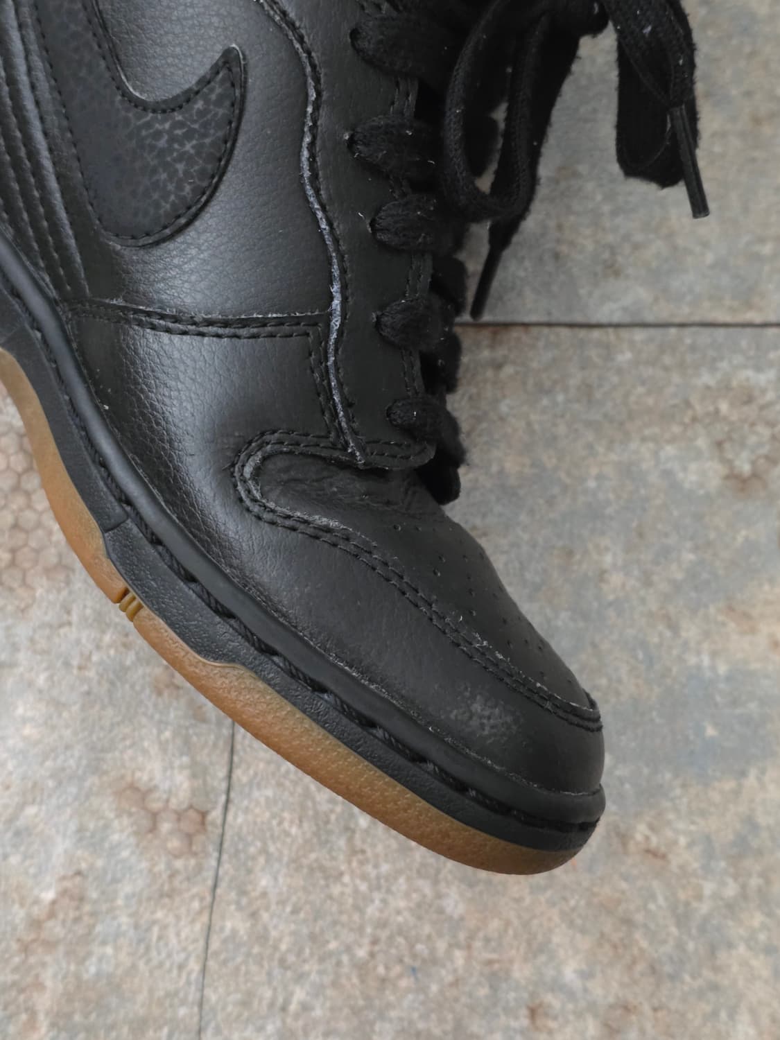 (225)나이키 덩크 스카이 하이 에센셜 블랙 검 상품이미지5