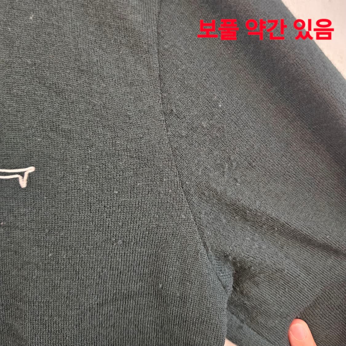 루이까스텔 남성 하프집업 니트 100 상품이미지3