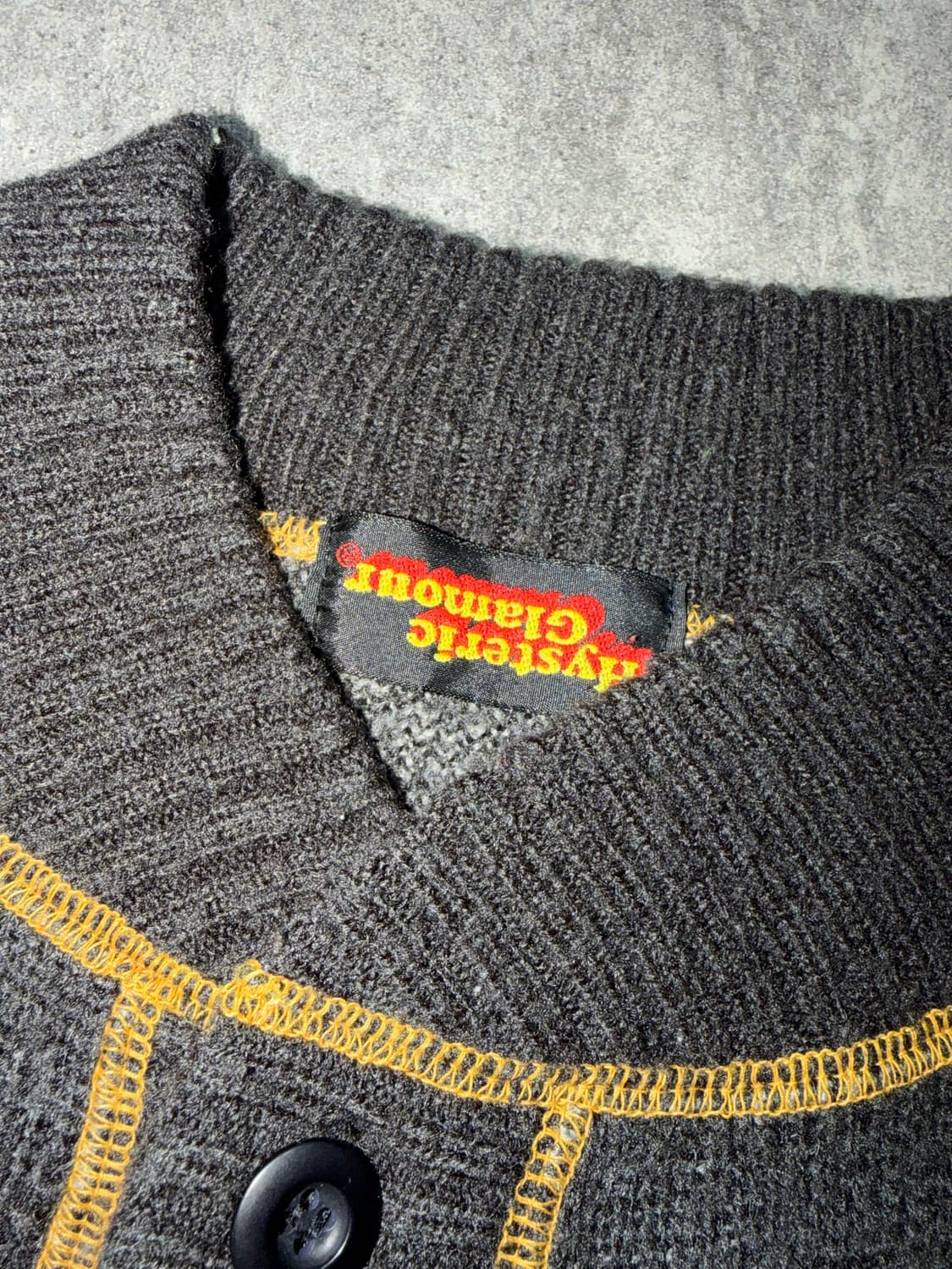 90‘s Hysteric Glamor ミッキー knit cardigan 상품이미지2