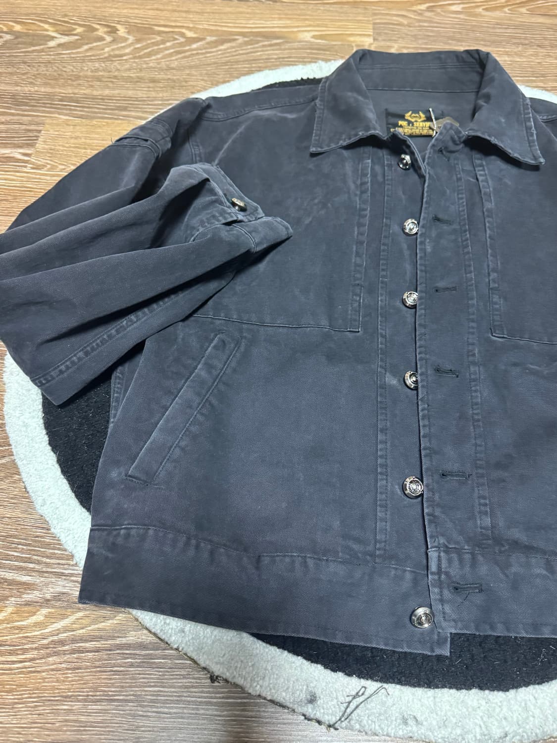 Pog service MILITARY TRUCKER JACKET 상품이미지3