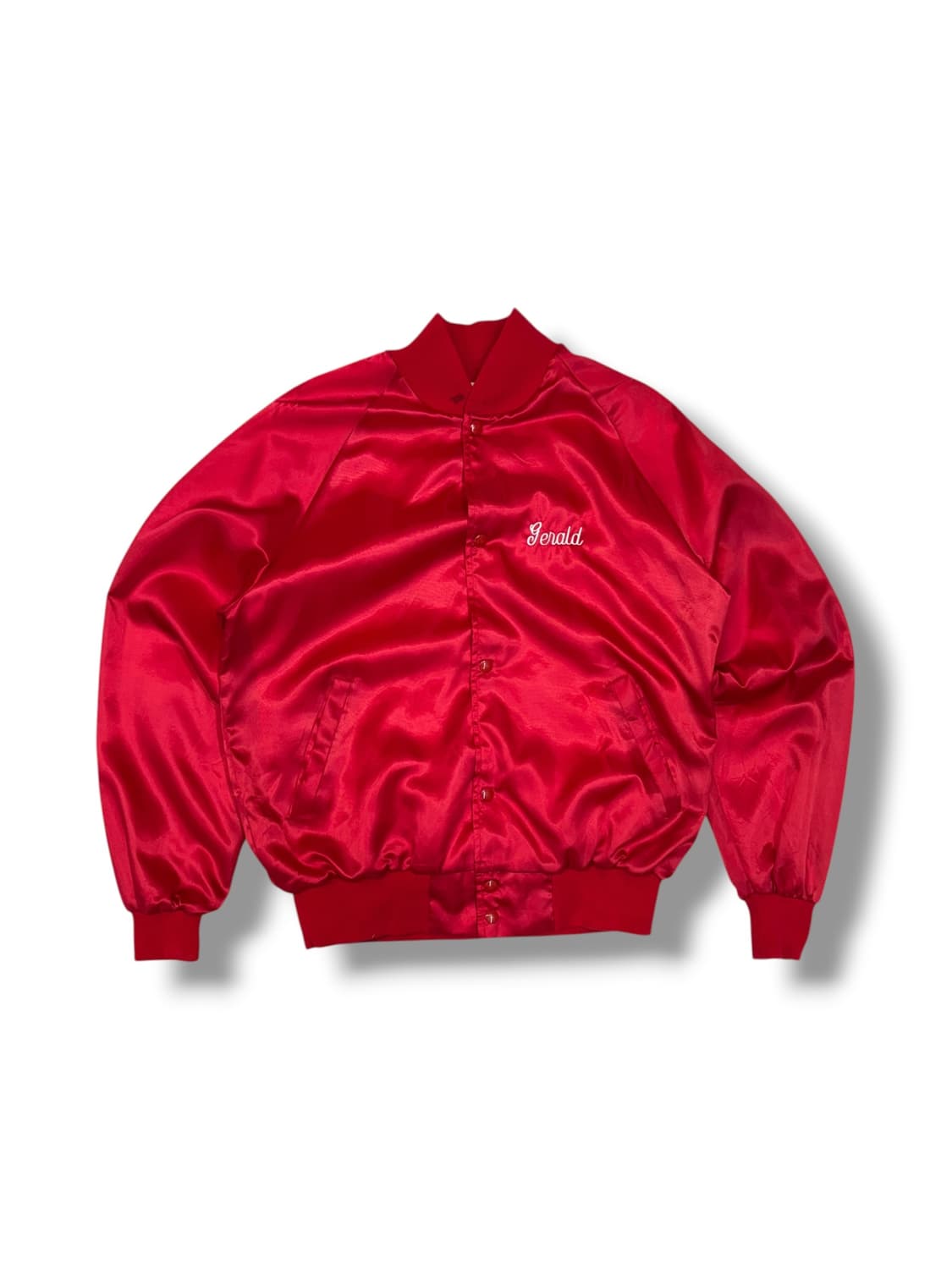 90s 웨스트아크 Westark 새틴 봄버 자켓 made in USA  상품이미지3