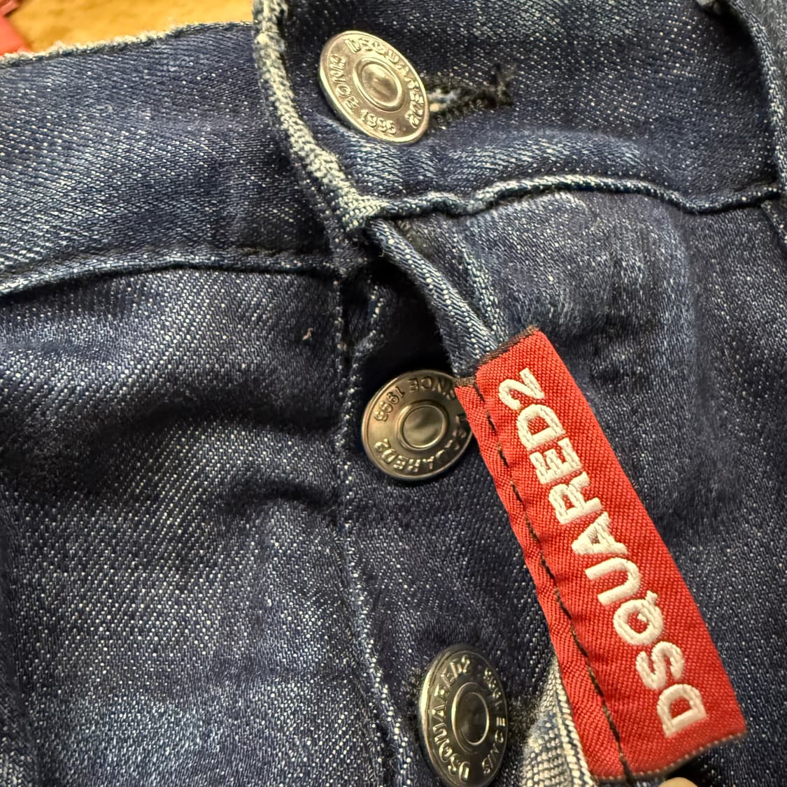 [정품/44] DSQUARED2 스플래터 데님 청바지 b15 상품이미지6