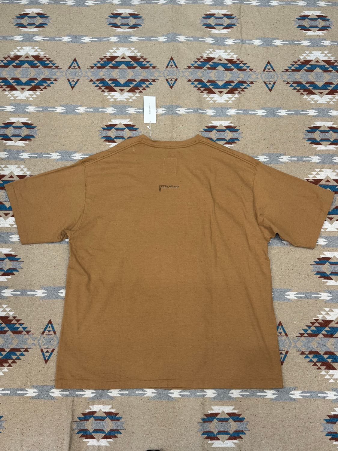 [L][105] 나나미카 포토 프린트 숏 슬리브 티셔츠 모카  상품이미지5