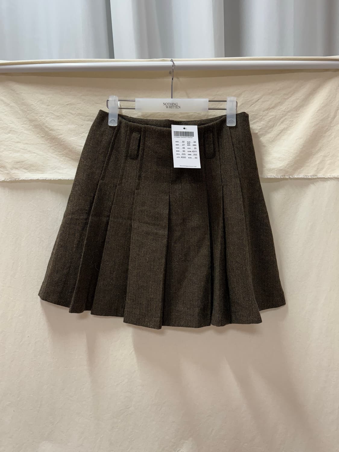 브랜디멜빌 핀턱 미디 스커트 상품이미지1