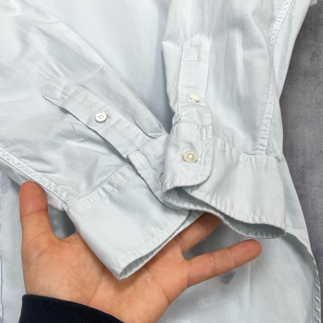 폴로 랄프로렌 스카이블루 포니자수 셔츠 S 상품이미지6