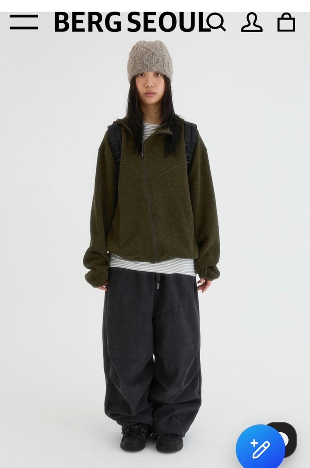 베르그 서울 후드집업 상품이미지1