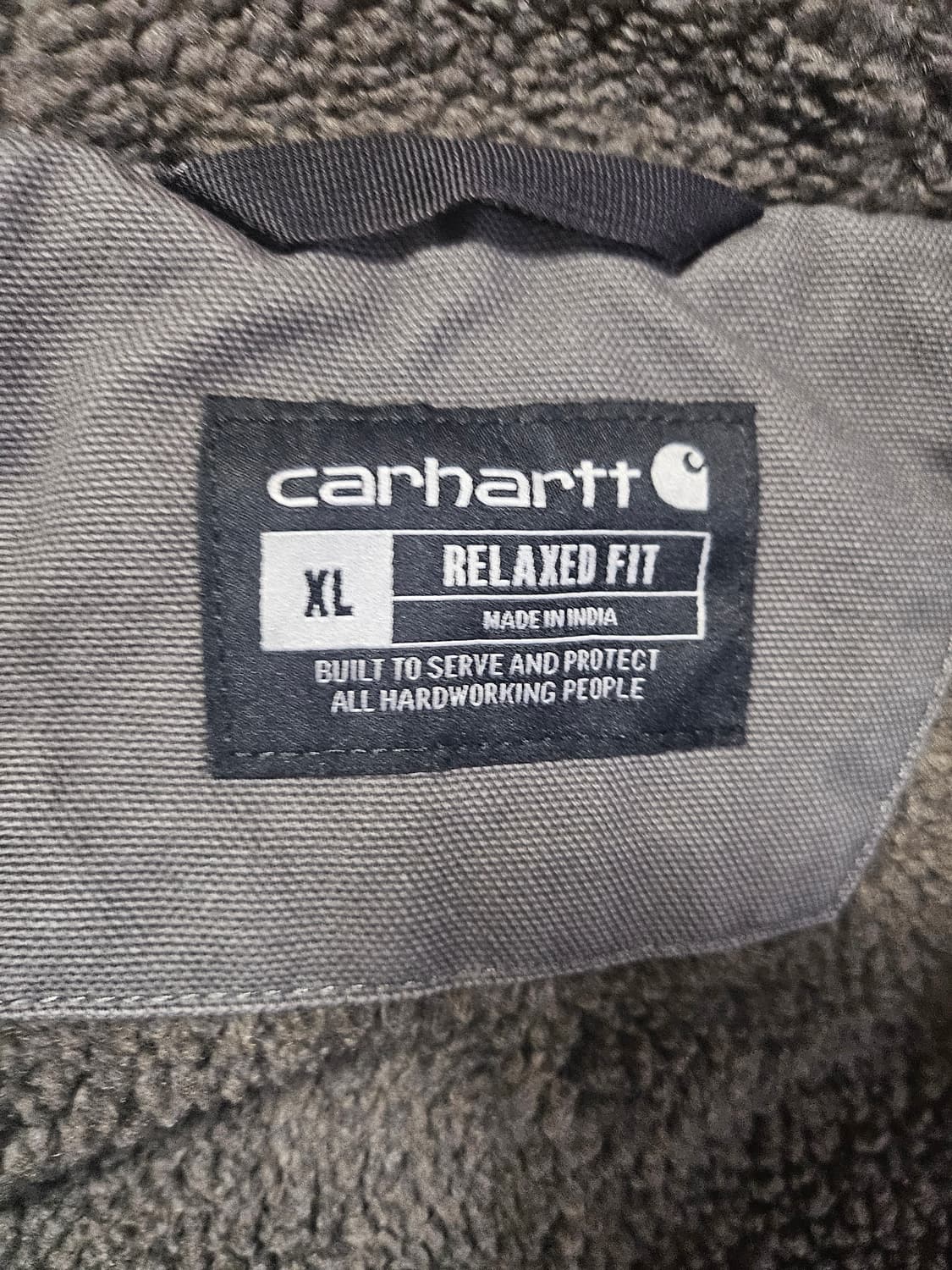 (교환가능)칼하트 워시드 덕 쉐르파 그래블 XL 상품이미지3