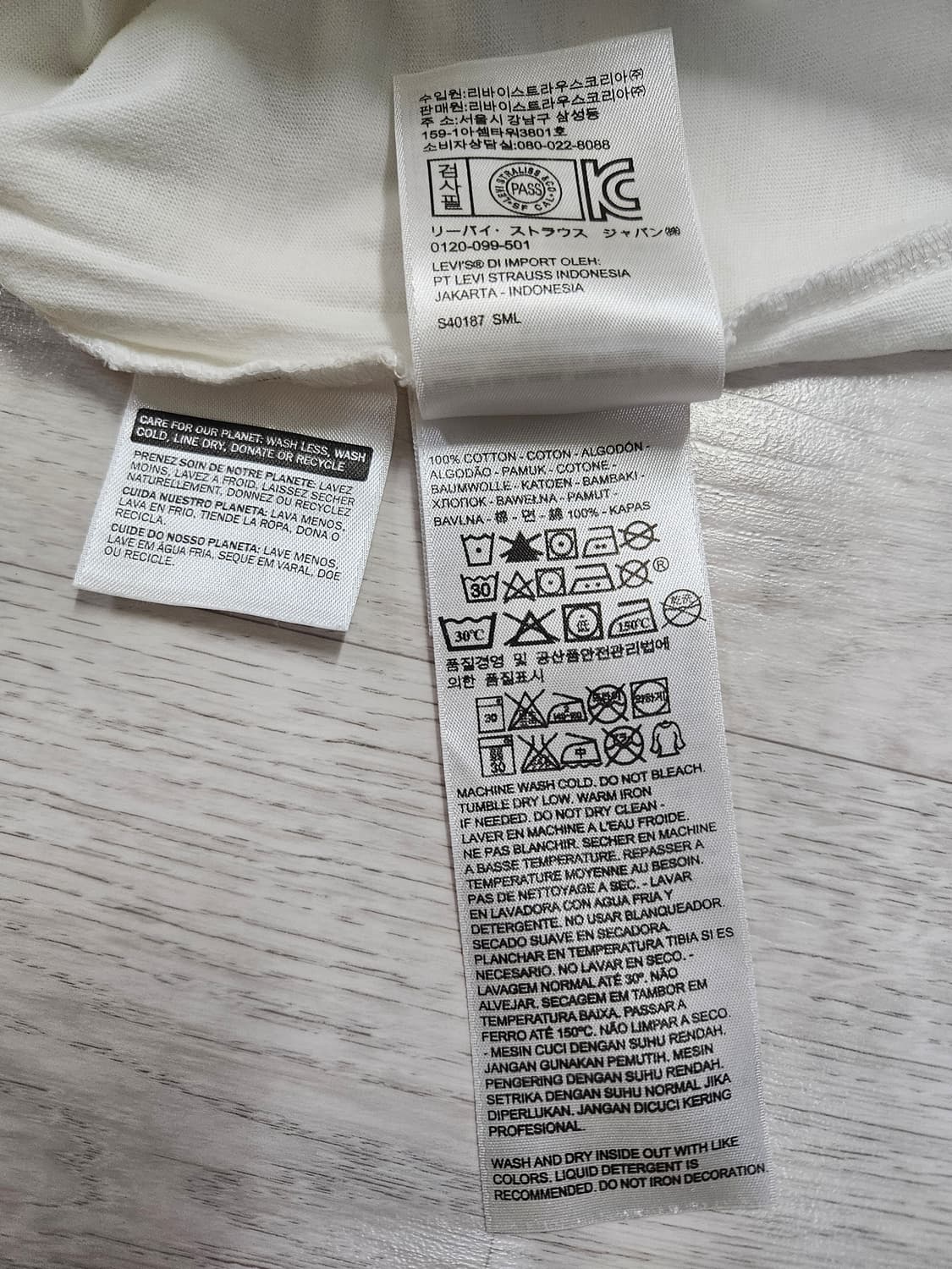 리바이스 그래픽 긴팔티셔츠 95 상품이미지3