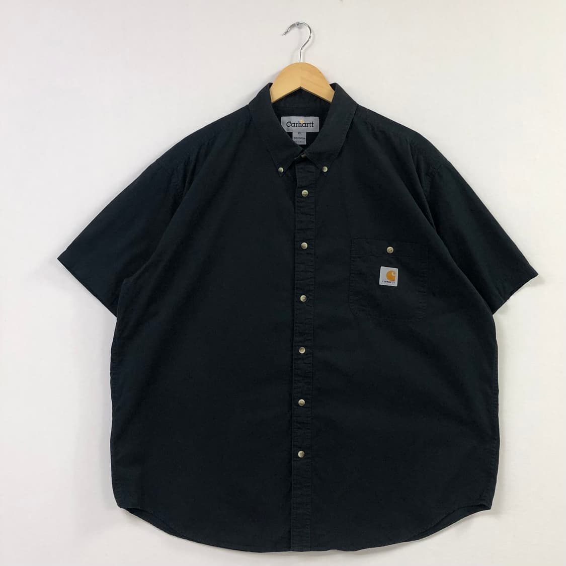Xxl 칼하트 블랙 워크 셔츠 상품이미지2