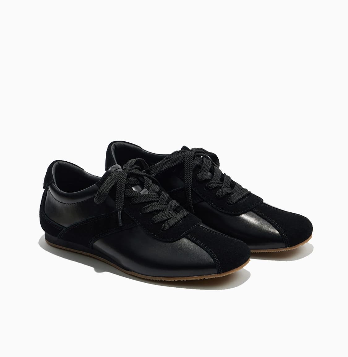 280 새제품) 다이닛 블랙 레더 스니커즈 구두 단화 남자 소가죽 신발 상품이미지6