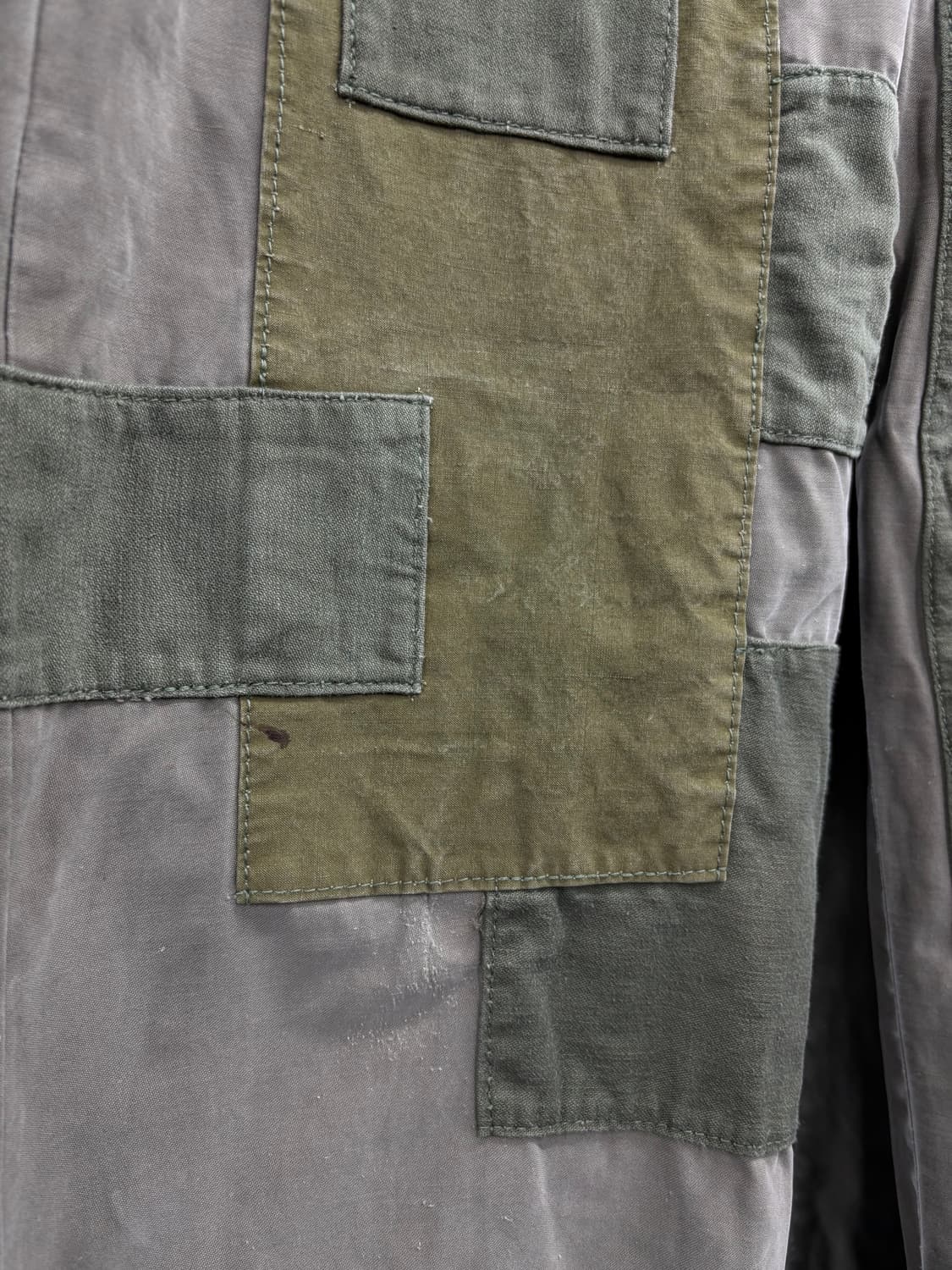 VTG 그런지 패치워크 코튼팬츠 상품이미지5