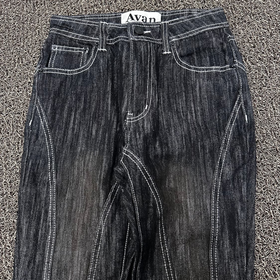 어반드레스 여성 워싱 데님 부츠컷 흑청바지 S 상품이미지4