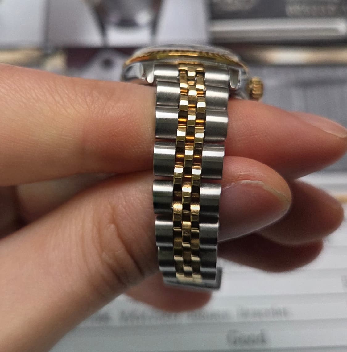 롤렉스 데이저스트 6917 후기형 초코 10P다이아 여성용 (감정서 포함 상품이미지5