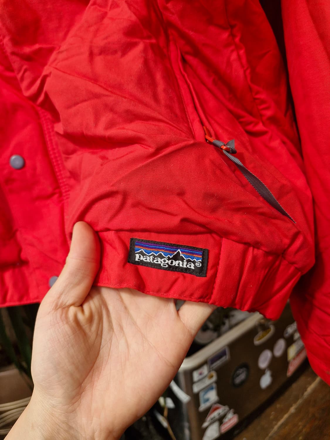 Z-487 파타고니아 쉘드 신칠라 봄버 웜업 자켓  상품이미지6