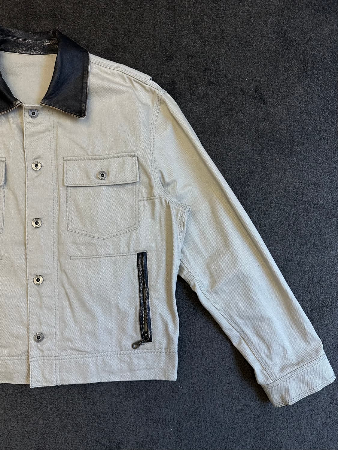 COOR 아이보리 데님 자켓 M 상품이미지2