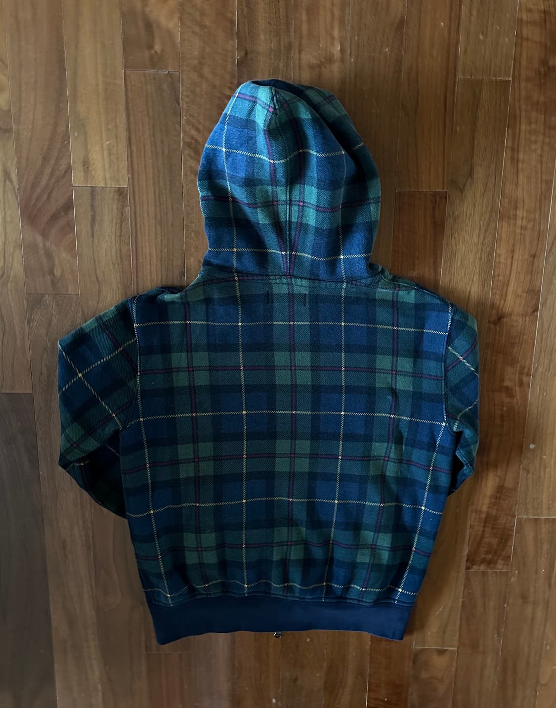 폴로 랄프로렌 빅포니 타탄체크 후드집업 M 상품이미지2