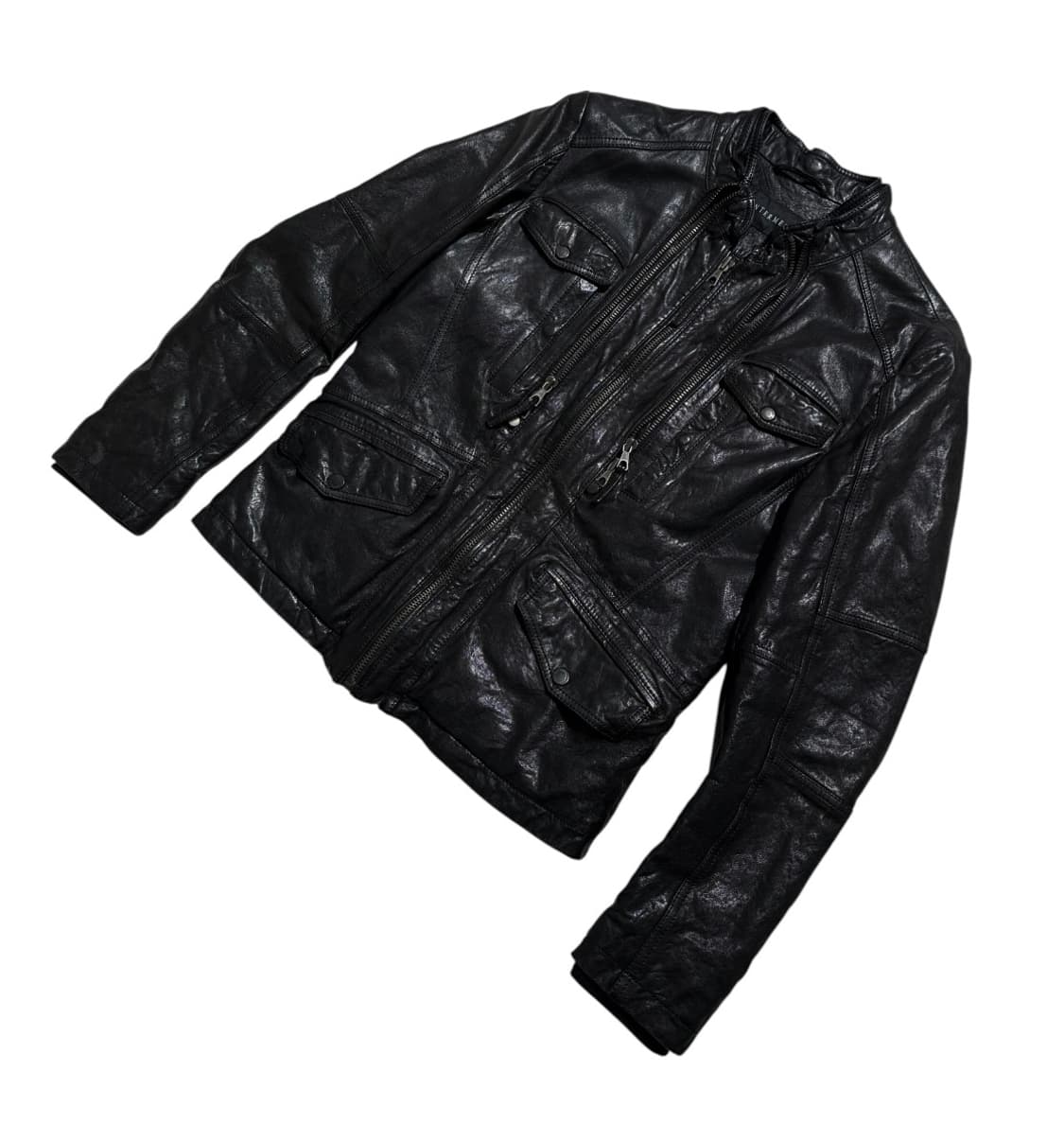 인터메조 쉽스킨 멀티지퍼 레더 자켓 상품이미지4