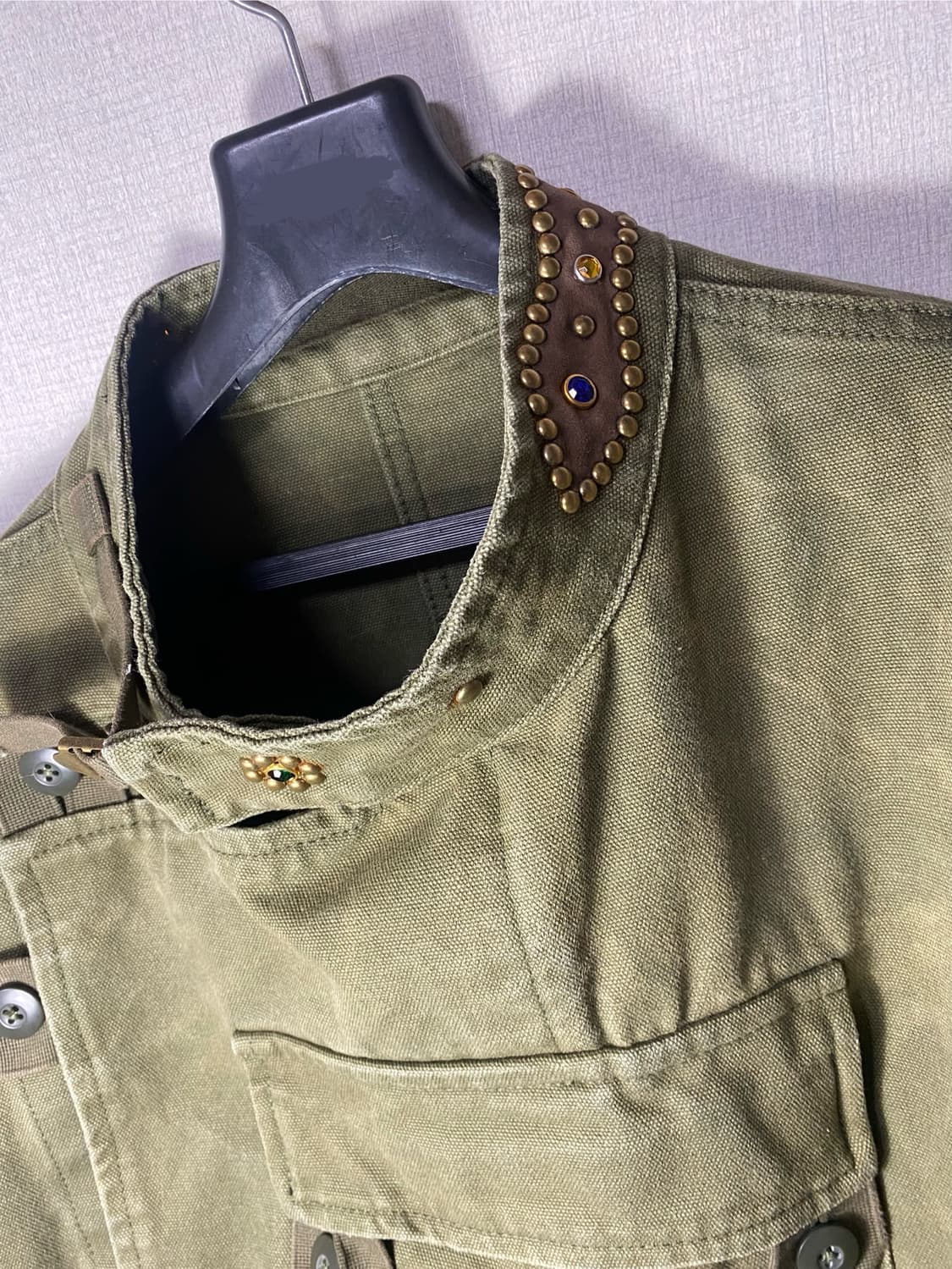 워시드 잼스톤 스웨덴 모터사이클 자켓 상품이미지2