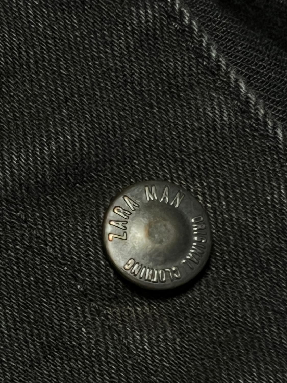 ZARA MAN 데님 자켓 S 블랙 상품이미지5