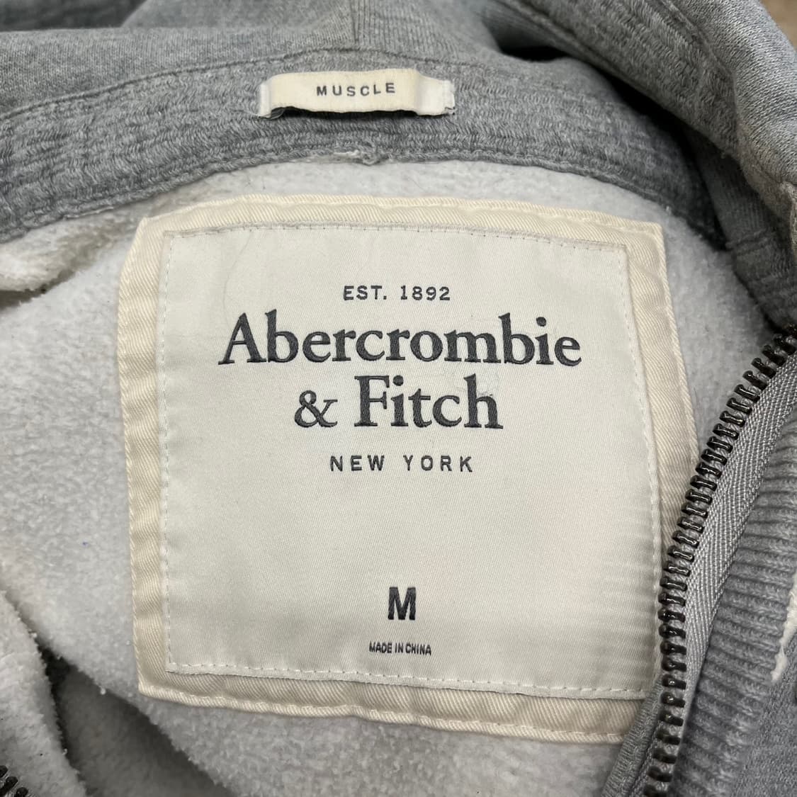 아베크롬비 그레이 후드집업 상품이미지5