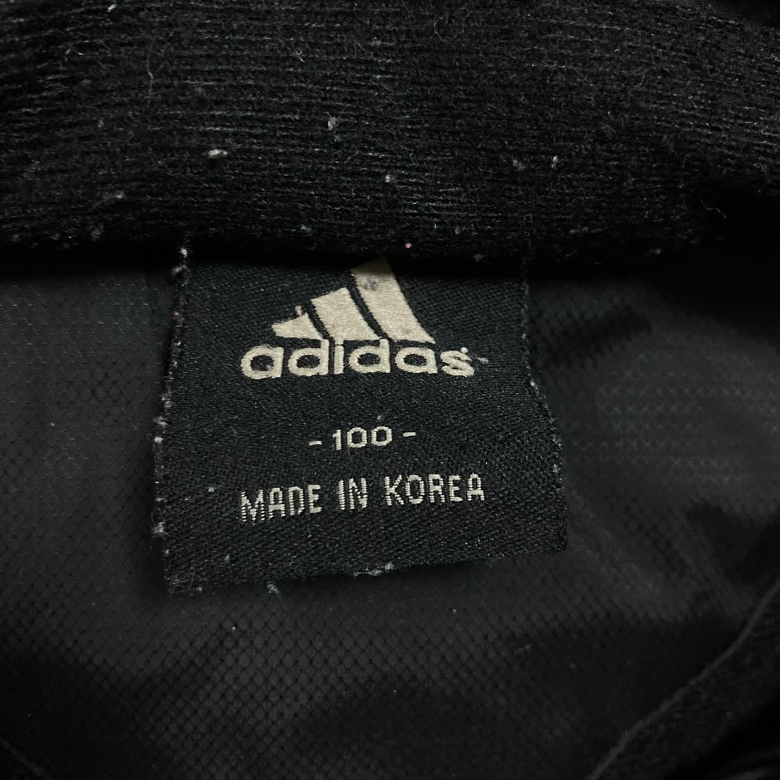 아디다스 스몰 로고 블랙 바람막이 점퍼 상품이미지3