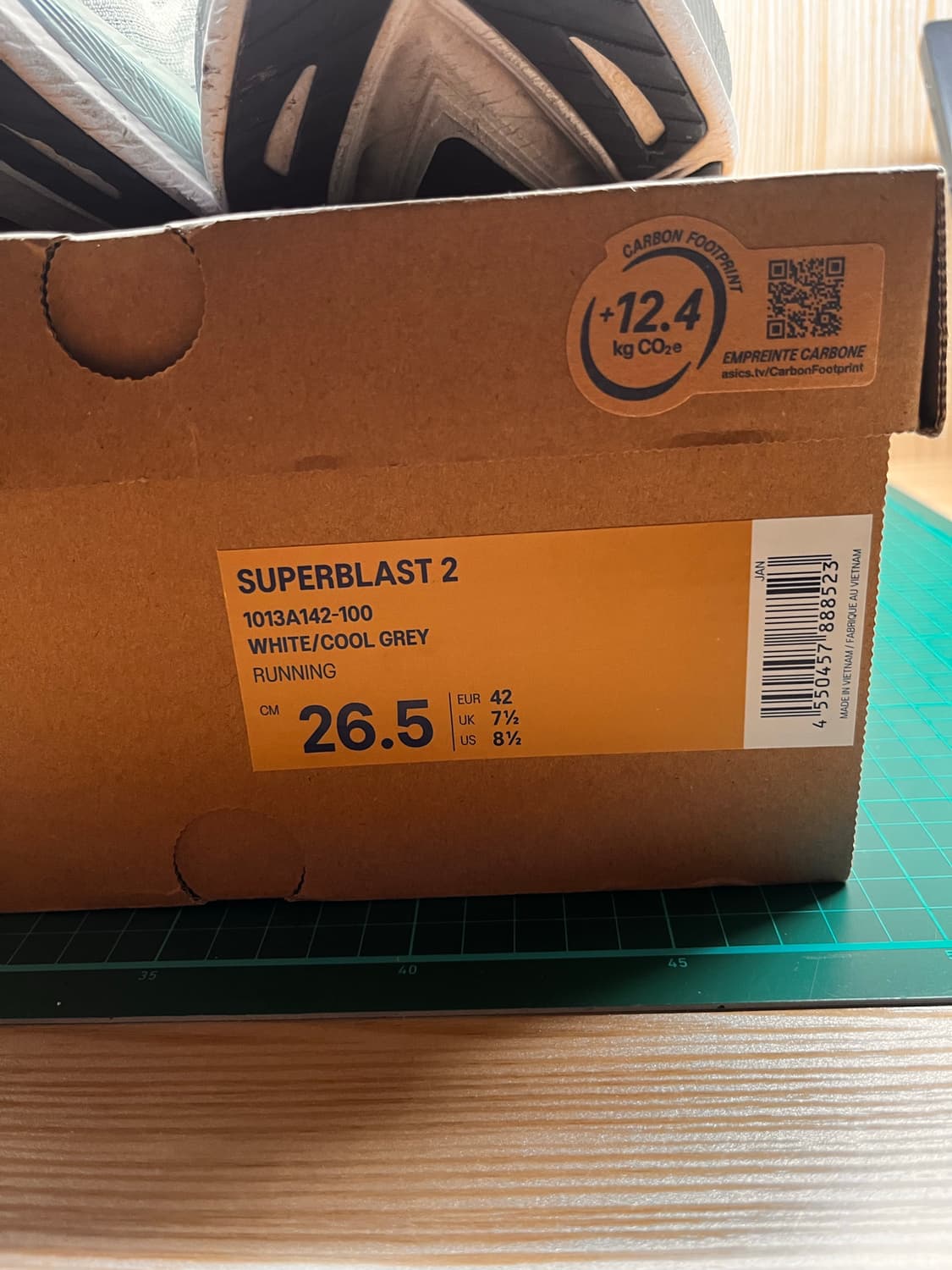 아식스 슈퍼블라스트2 265mm 쿨그레이 상품이미지2