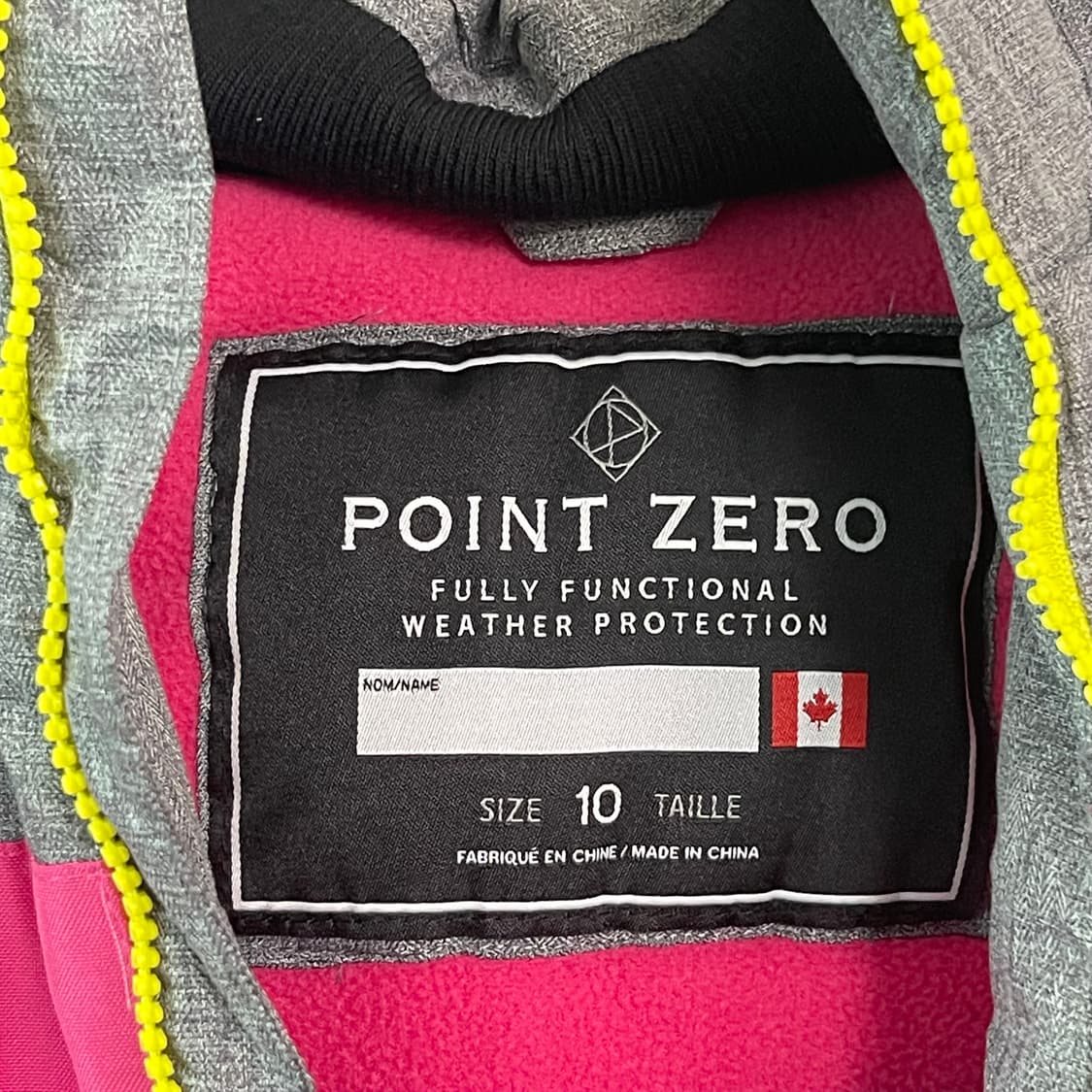포인트 제로 여아 스키복 10세 (캐나다 구매) 상품이미지7