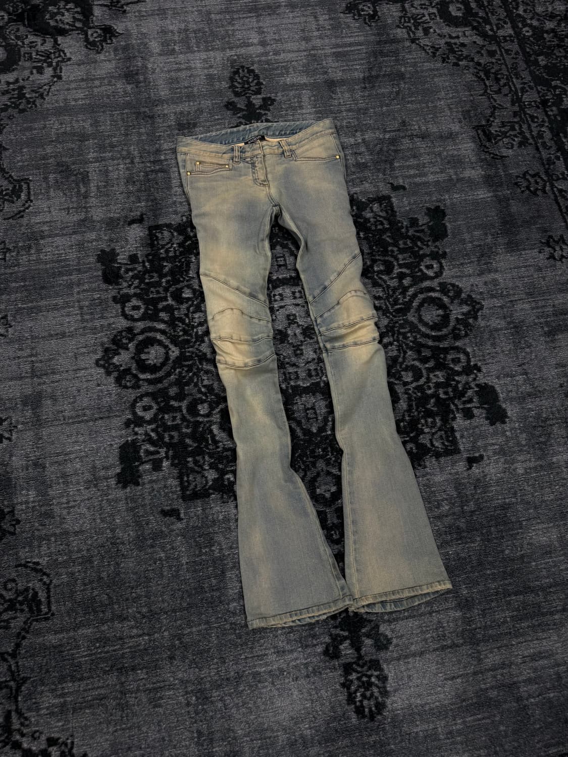 Balmain 15ss slim boots cut biker pants 상품이미지1