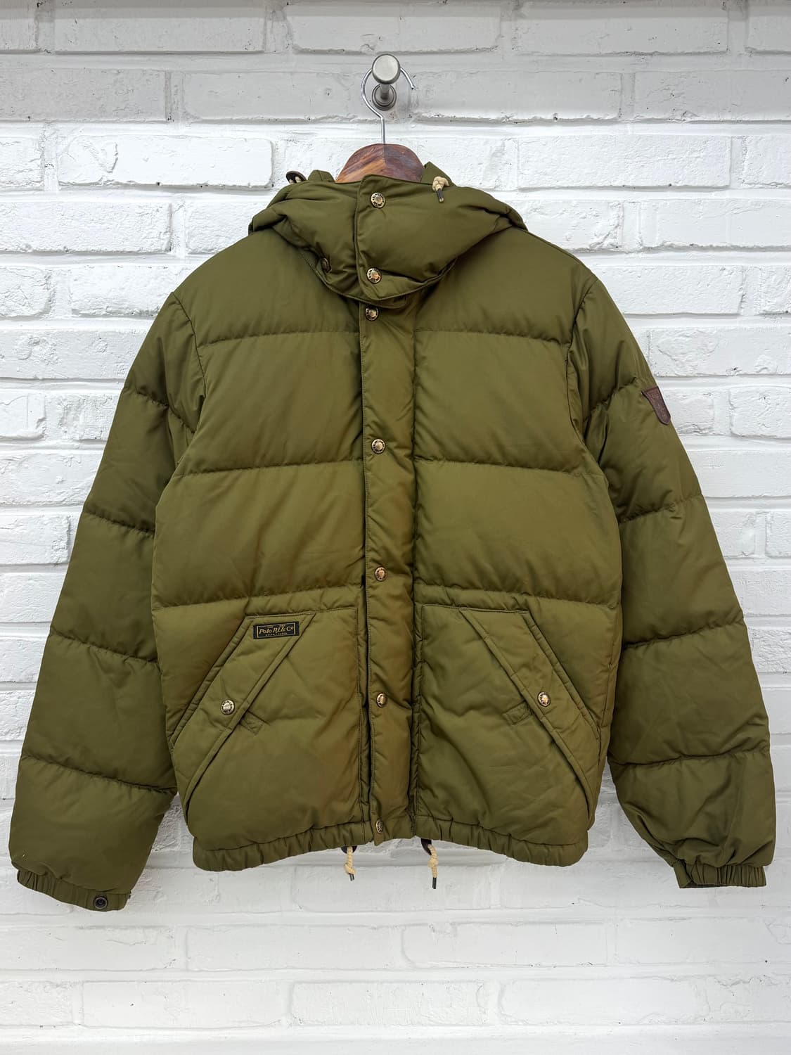 폴로 카키 앨름우드 구스다운 투웨이 패딩 상품이미지3