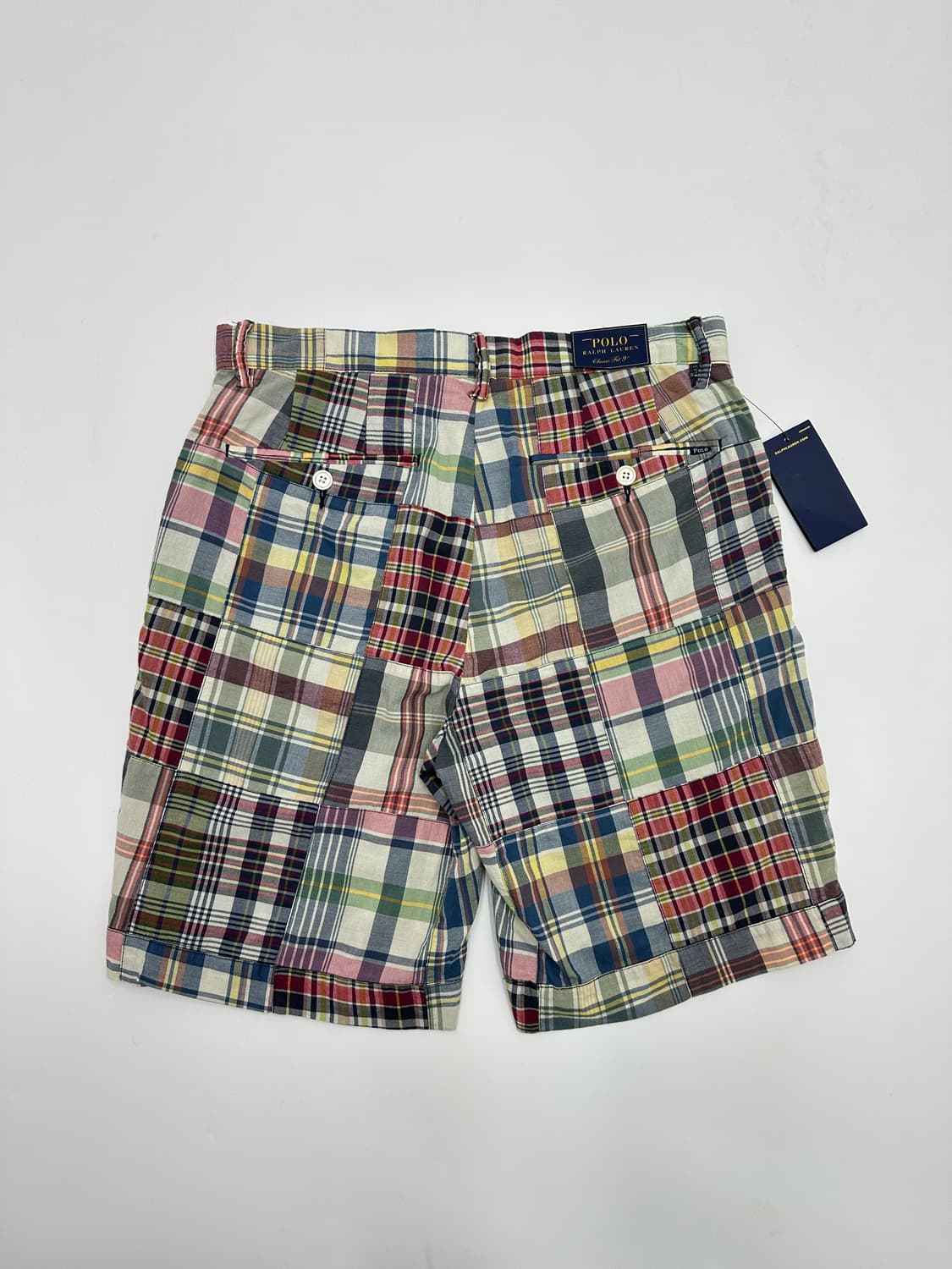 폴로 랄프로렌 마드라스 패치 워크  클래식핏 숏츠 상품이미지3