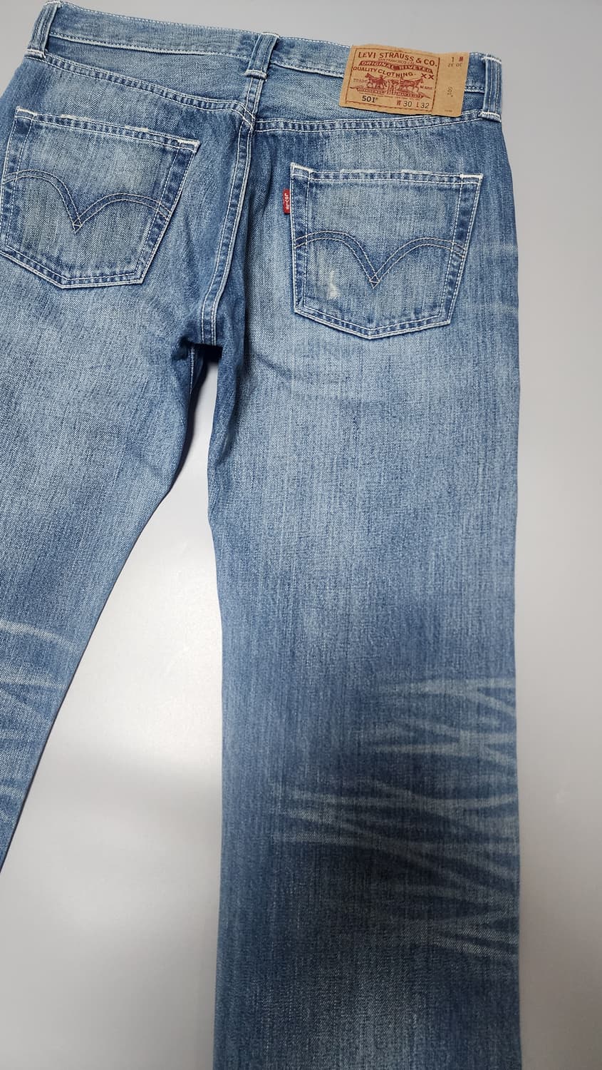 리바이스 501 언버튼 패치워크 (W30) 08501 기무라타쿠야에디션 상품이미지9