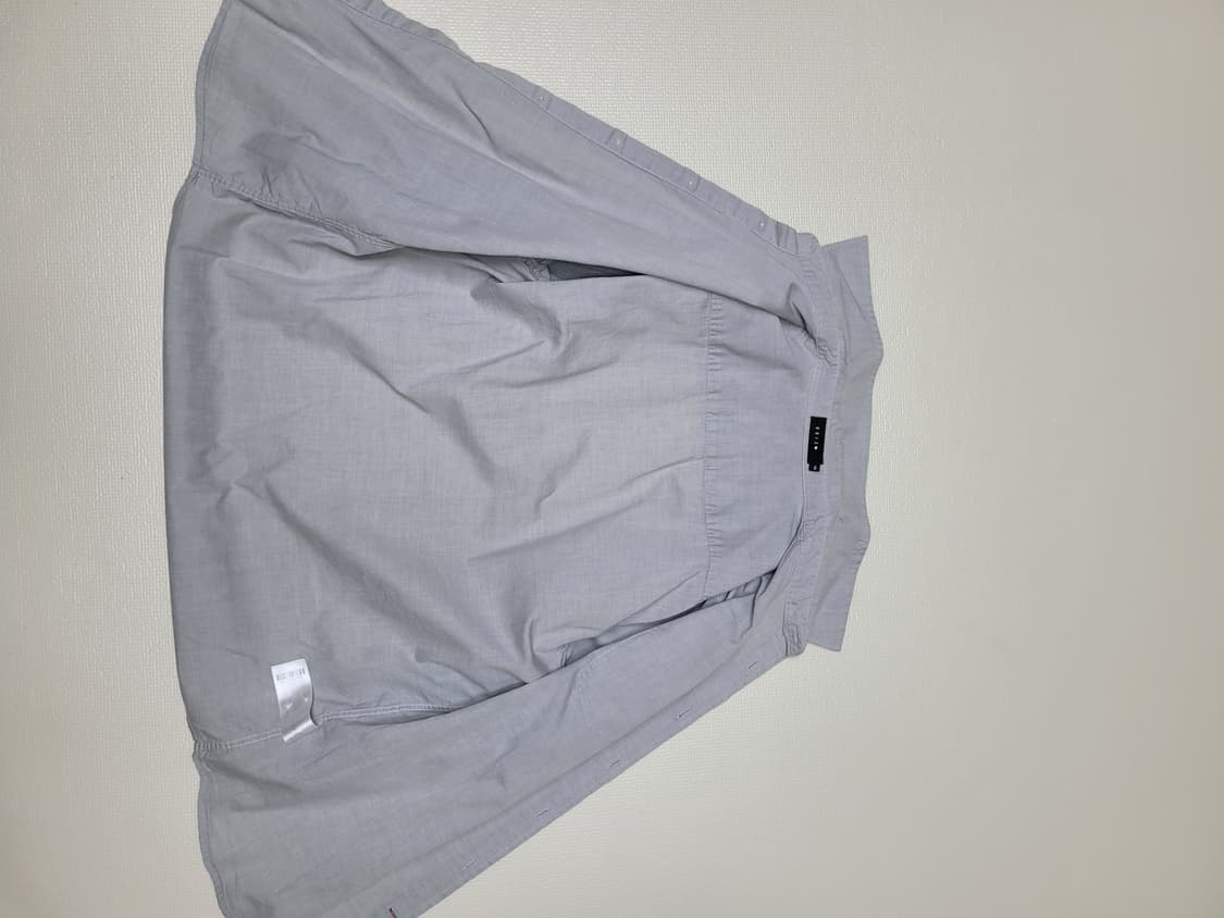 UGIZ 남자 면 7부 셔츠 100 라이트그레이 상품이미지7