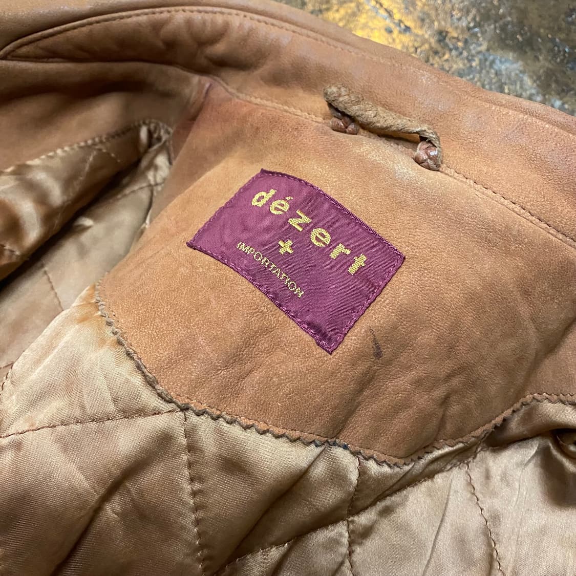 (M) 90s dezert 데저트 브라운 스웨이드 자켓 상품이미지6