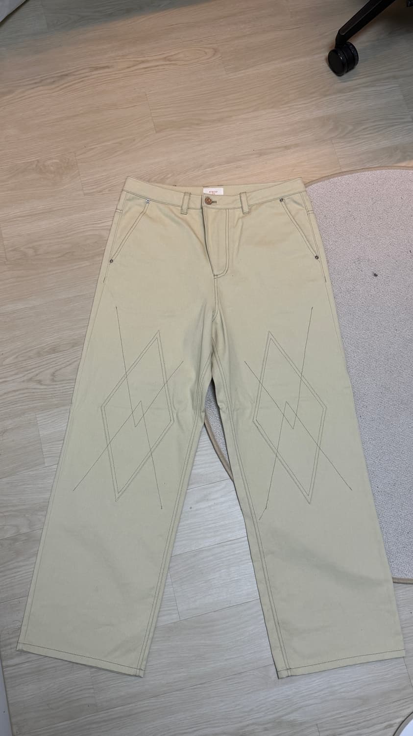 etce 코튼 크림팬츠 상품이미지1