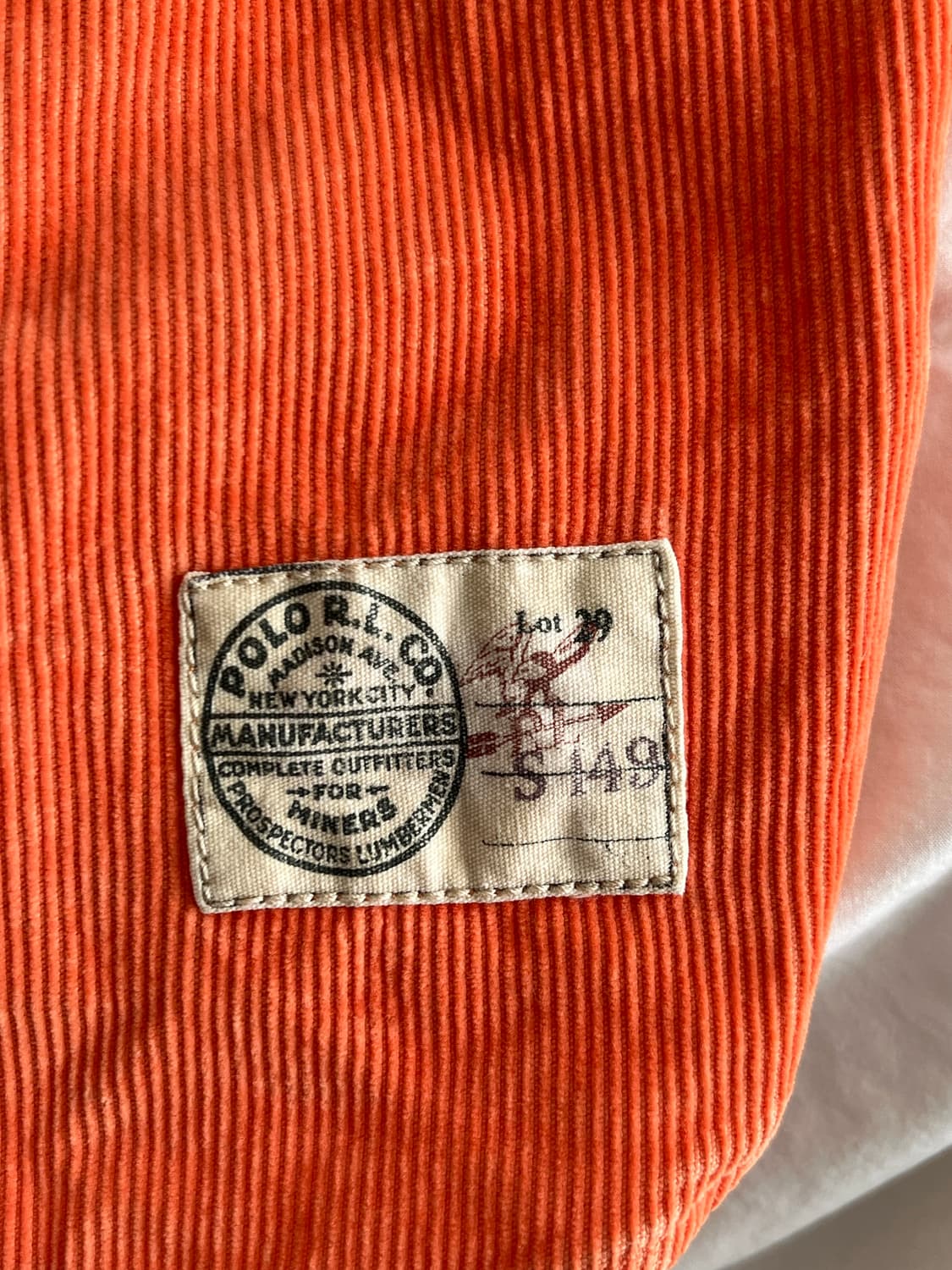 정품 폴로 골덴 블라우스 상품이미지5