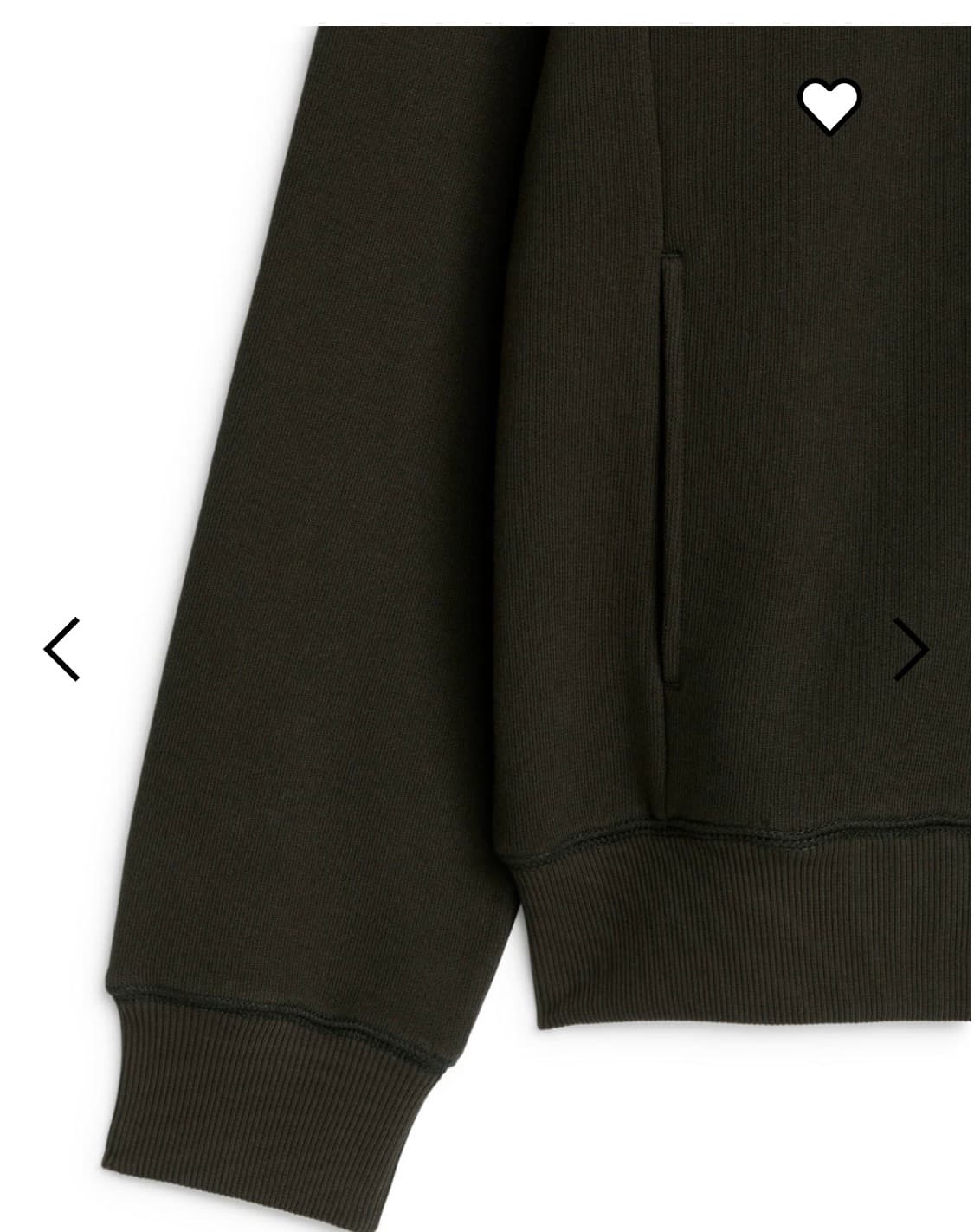 [XS] ARKET 아르켓 지퍼 가디건 상품이미지2