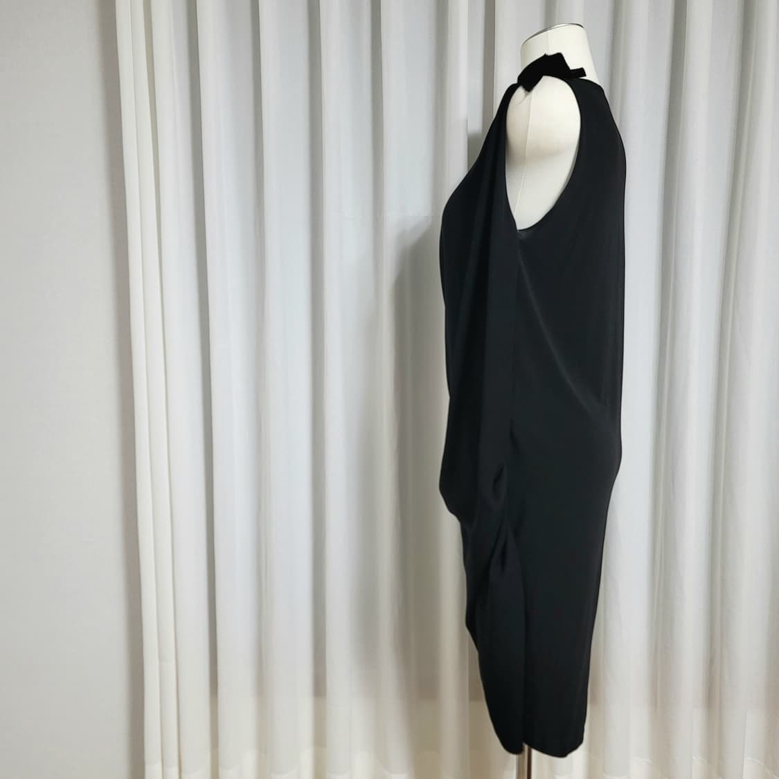 랑방 파리 언발란스 드레스 원피스 (55~날씬66) 상태최상 상품이미지4